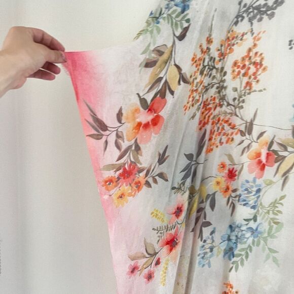 Tolani Floral Kimono Cotton Modal - Picture 7 of 13